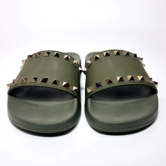 Valentino Garavani Rockstud Rubber Slide - Picture 3 of 8